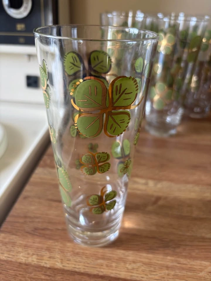 Vintage Shamrock Highball Glasses - Set of 6 - photo 2