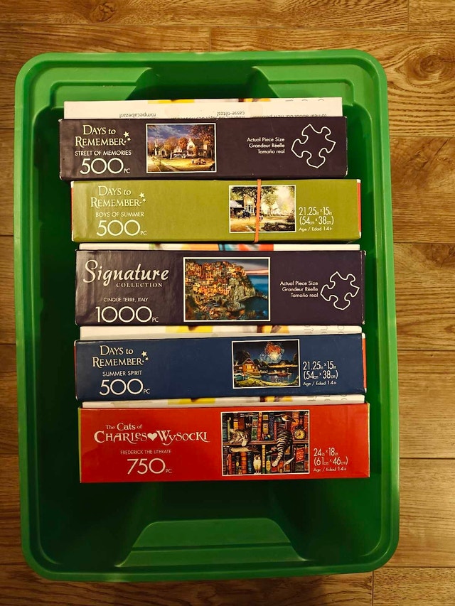 Used Puzzle Collection - 5 Puzzles