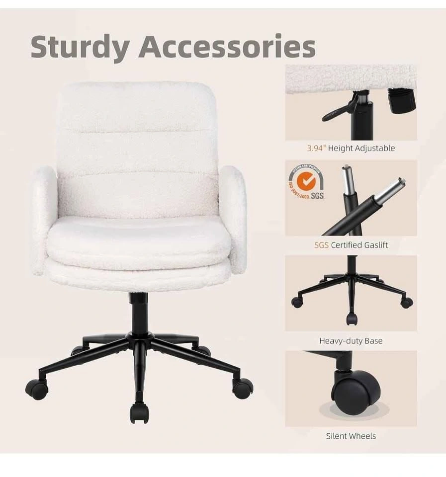 Upholstered Swivel Home Office Chair - photo 5