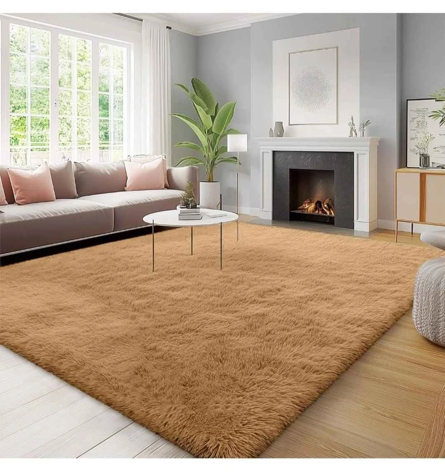 Fluffy Area Rug for Living Room Bedroom, 6x9 Feet - photo 3