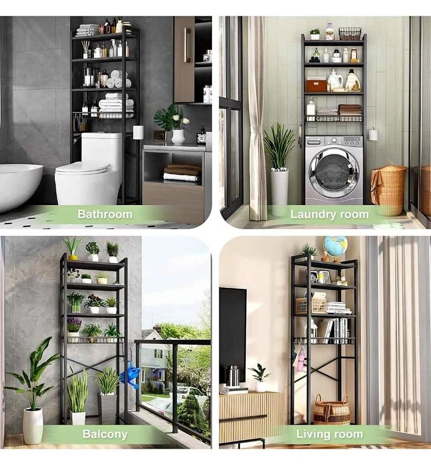 4-Tier Over-The-Toilet Storage Rack