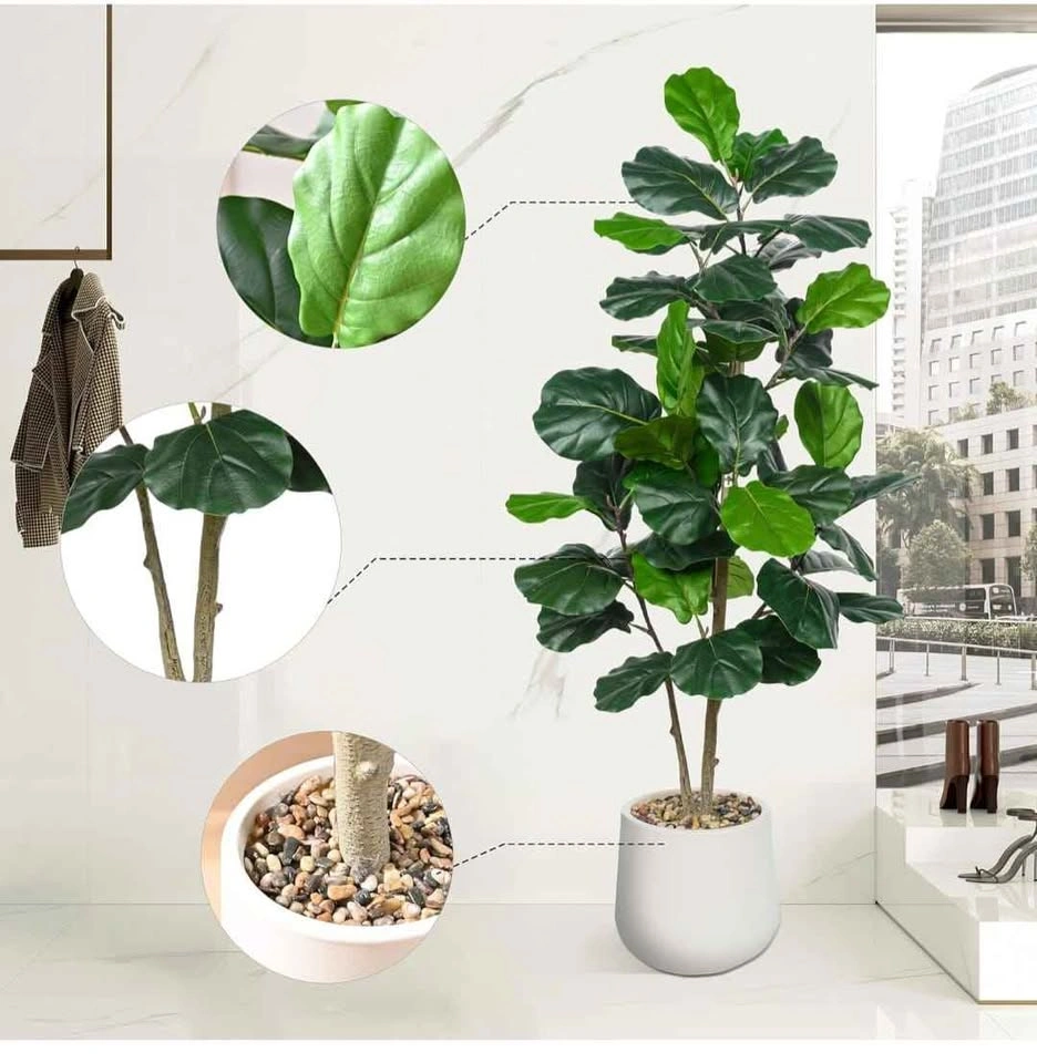 Artificial Fiddle Leaf Fig Tree - 6FT - photo 5
