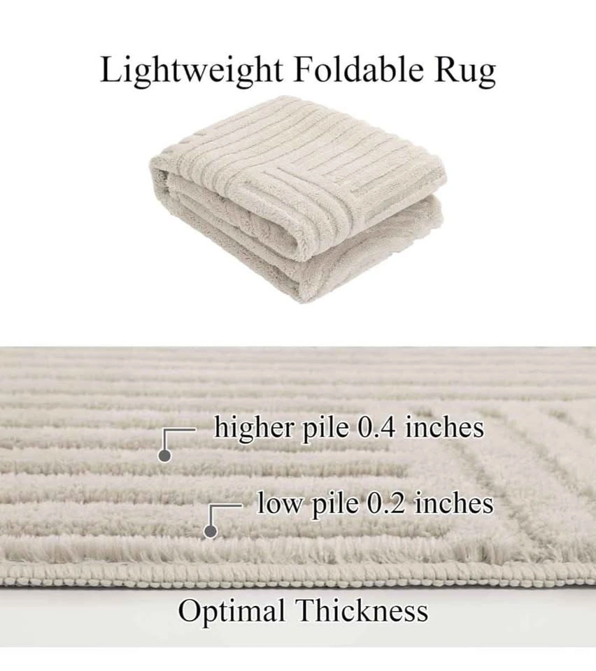 Soft Cozy Fluffy Arch Pattern Area Rugs 8'x10' - photo 4