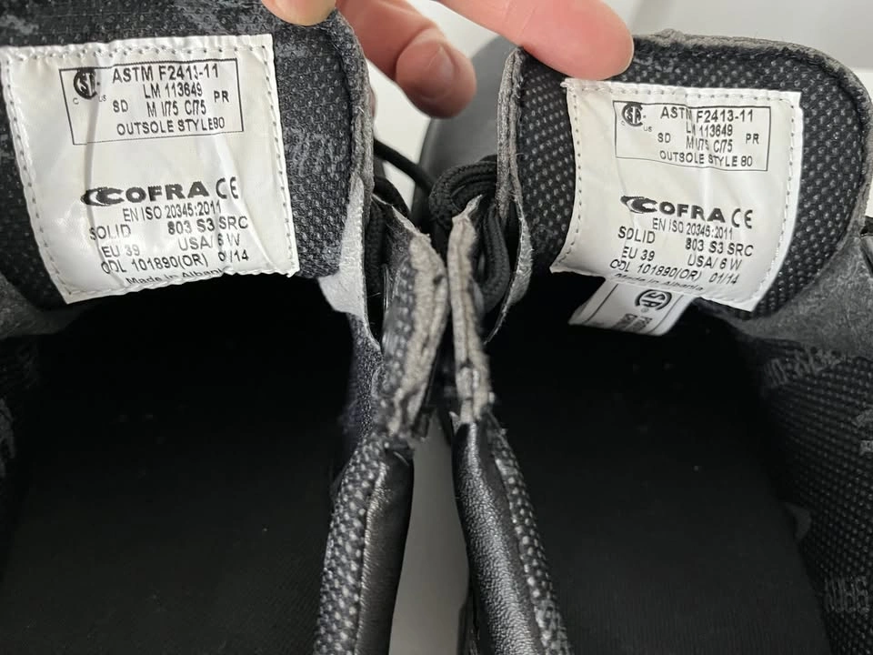 Cofra Safety Chef Shoes (USA Women’s 8/Men’s 6, EU 39) - photo 4