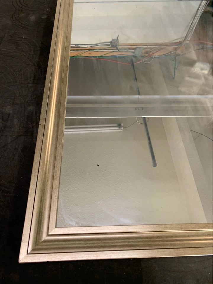 Rectangular Metallic Framed Mirror - photo 2
