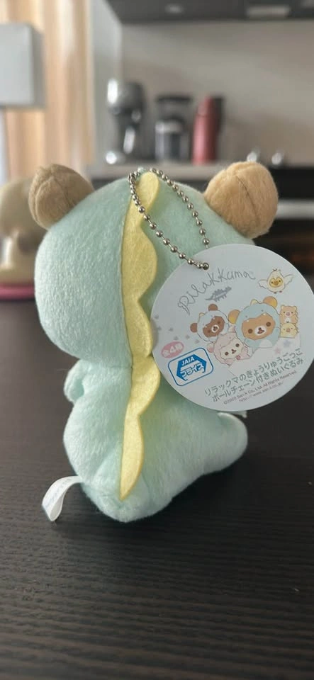 Rilakkuma Light Blue Dinosaur Plush - Japan Claw Game Exclusive - photo 2