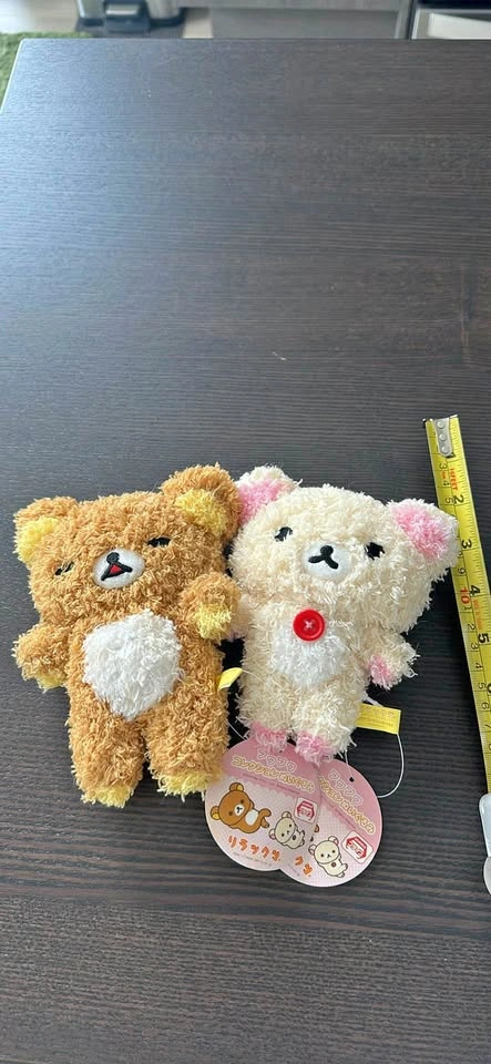 Rilakkuma & Korilakkuma Plushies (pair) - Japan Claw Game Exclus