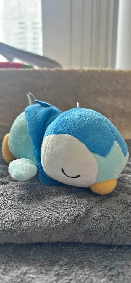 Pokemon Piplup Sleeping Plush - Japan Claw Game Exclusive