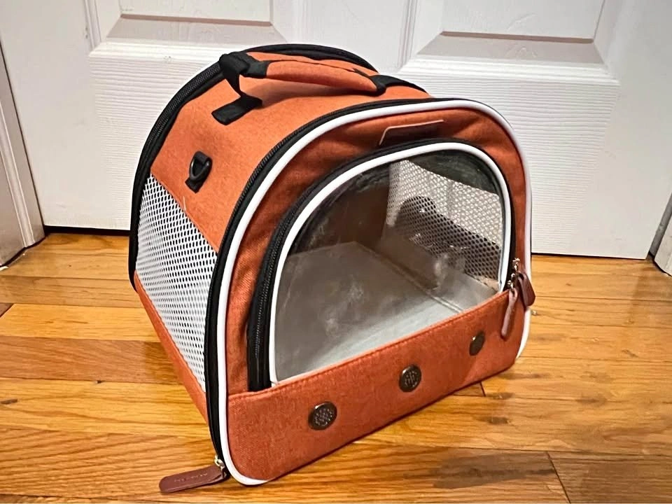 Small Pet Carrier with Shoulder Strap (10x10x12 inch)