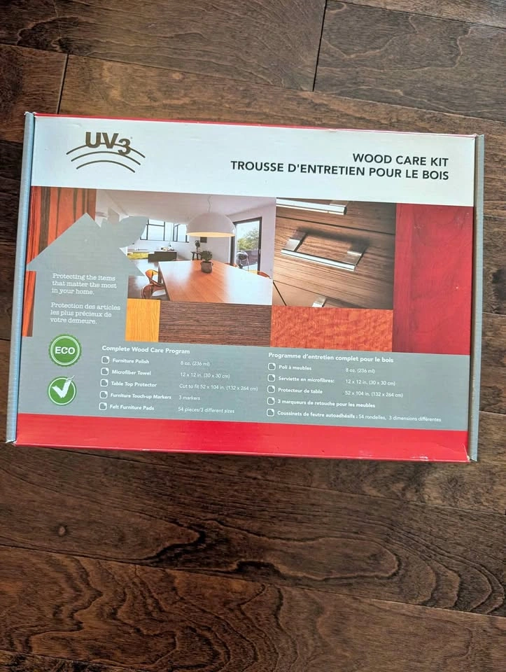Wood Care Kit - UV3 Complete Program (Open Box)