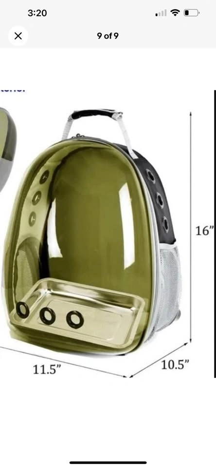 Pet carrier backpack 11.5x10.5x16inch $20 each - photo 5