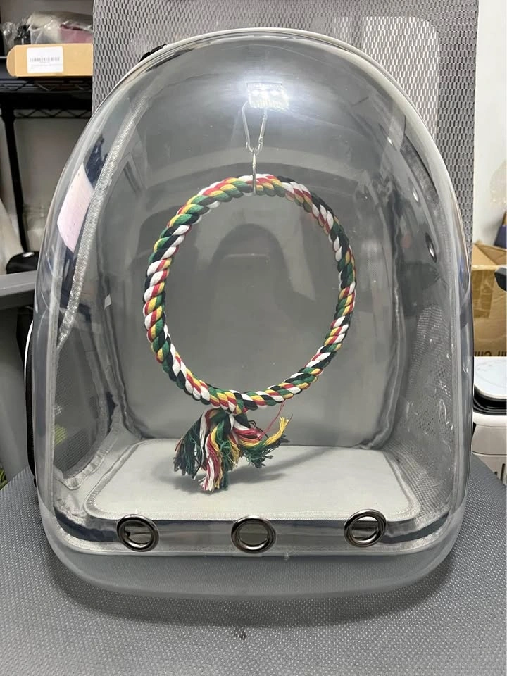Bird Travel Carrier Cage - Clear Space Capsule Backpack