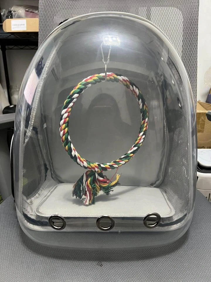 Bird Travel Carrier Cage - Clear Space Capsule Backpack - photo 2