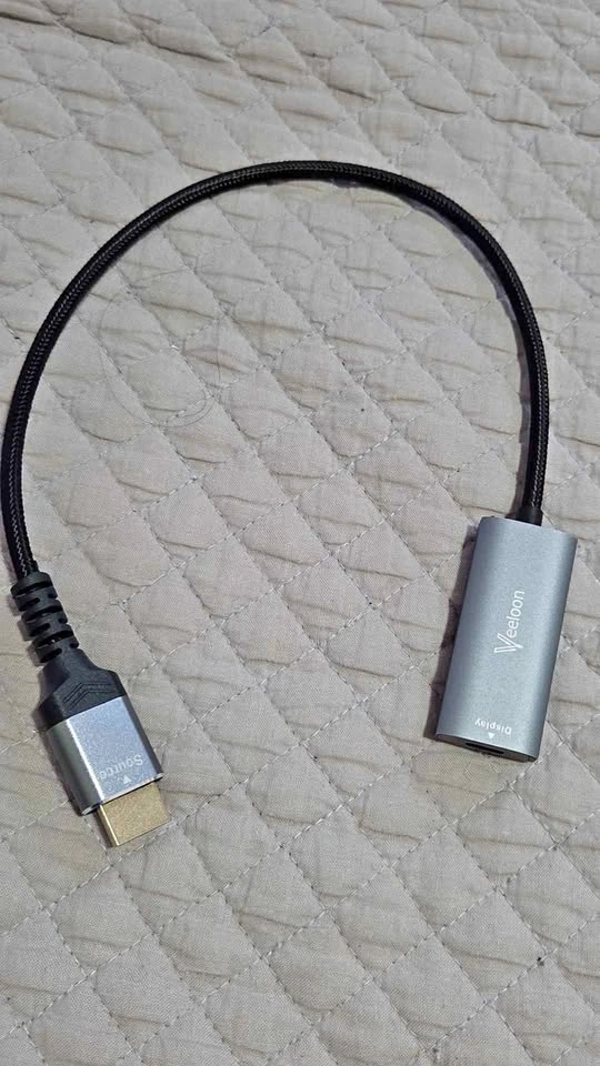Veeloon HDMI to USB-C Adapter with PD Charging