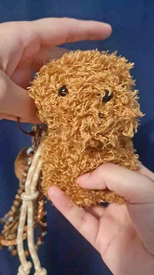 Set of 3 Adorable Plush Poodle Bag Charms / Keychains - photo 2