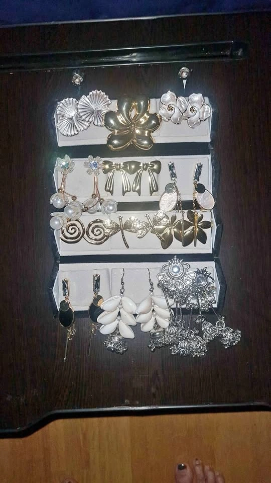 Earring Collection with Travel Organizer