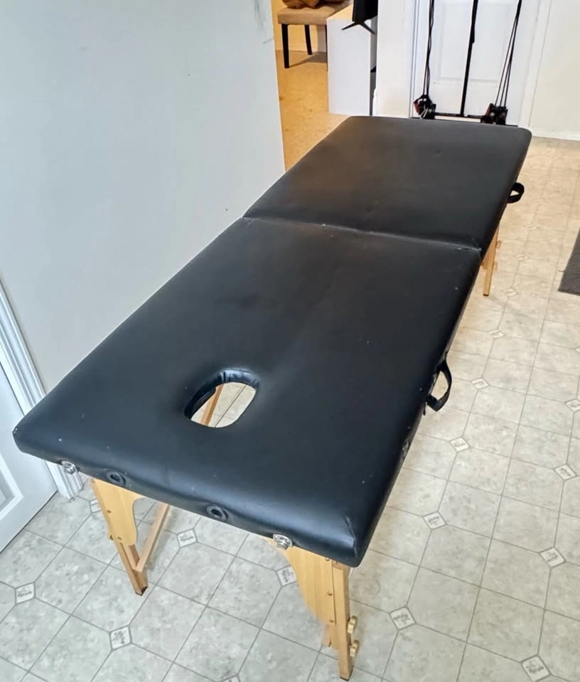 GreenLife Portable Folding Massage Table – Black - photo 3