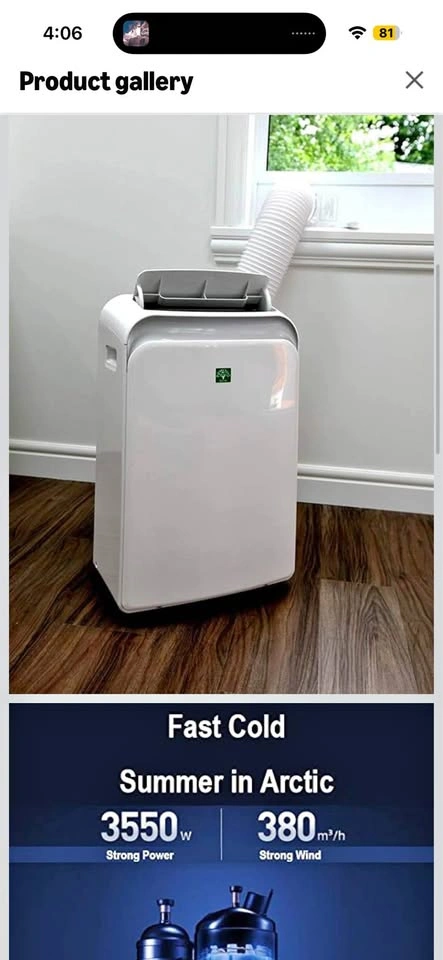 Eco-Air Portable AC 14,000 BTU (2020) w/ Accessories