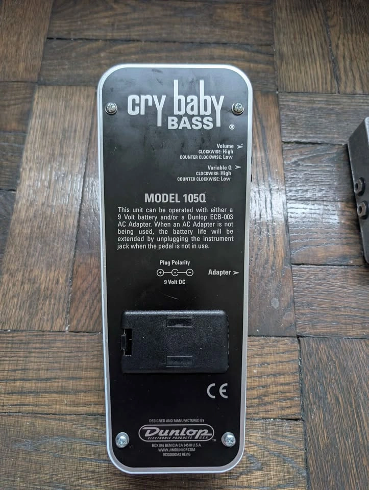 Dunlop Cry Baby 105Q Bass Wah Pedal - photo 2