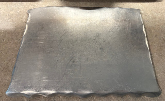 MCM Aluminum Serving Tray – Comedy & Tragedy Masks. - photo 3