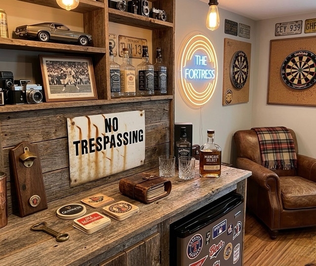 1970s “NO TRESPASSING” metal sign with original patina.