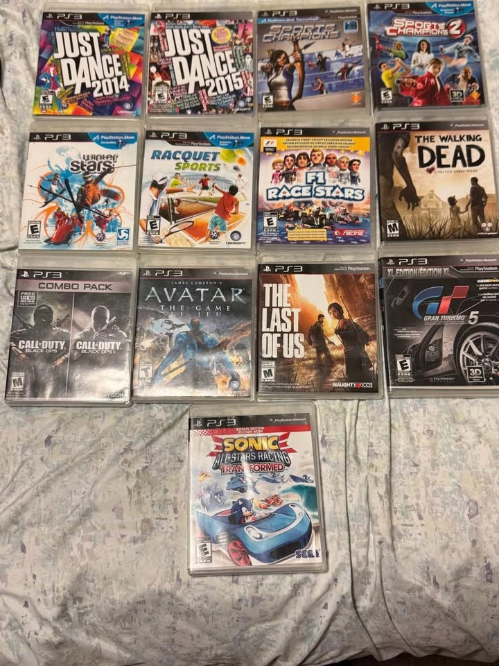 PS3 SLIM 160 GB with Logitech Wheel & 13 Games - photo 4