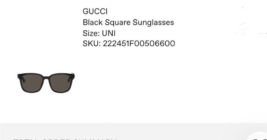 Gucci Black Square Sunglasses - photo 5