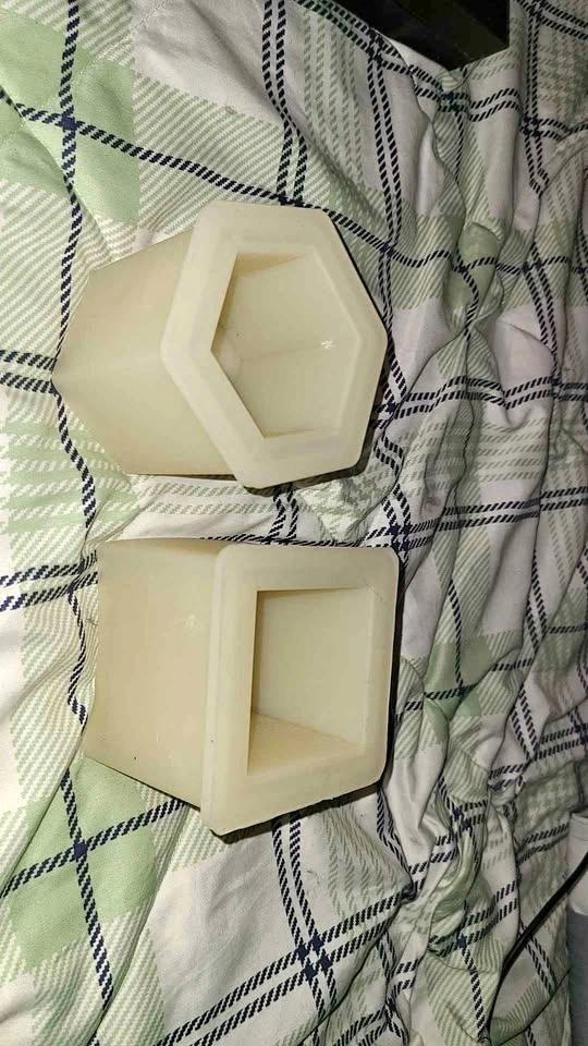 Two candle molds