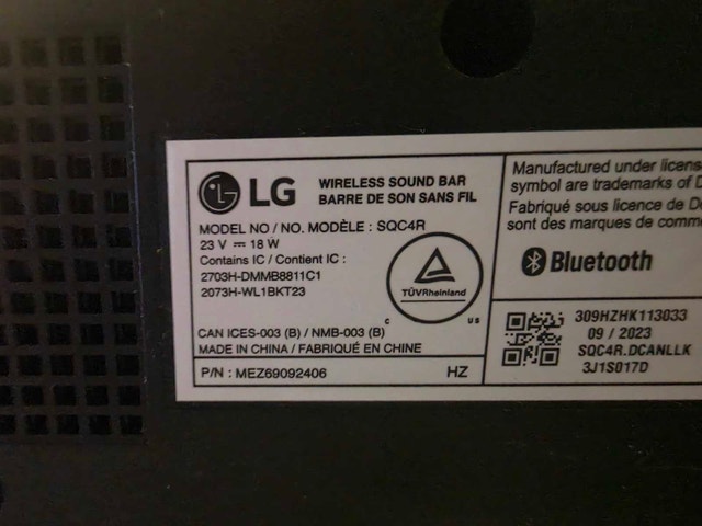 LG SQC4R 4.1 Channel Soundbar System - photo 3