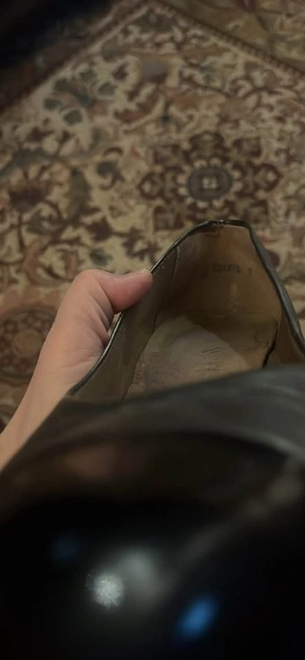 Silver and Black Cap Toe Pumps - photo 3