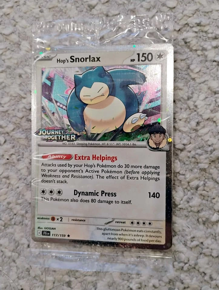 Hop's Snorlax 117/159 - Asia Exclusive Journey Together Stamp