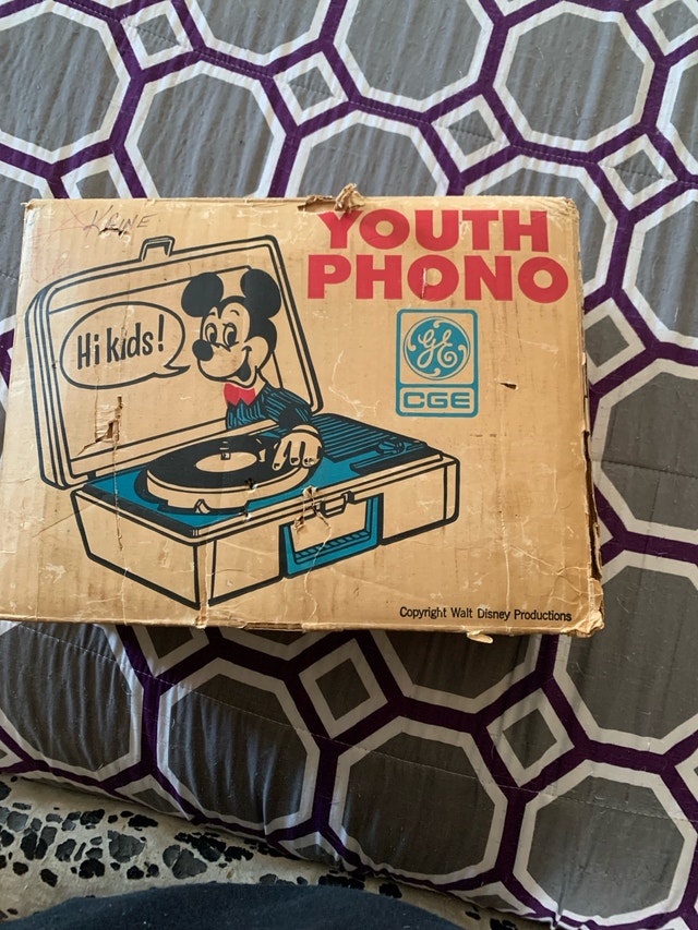 Vintage Mickey Mouse Youth Phono