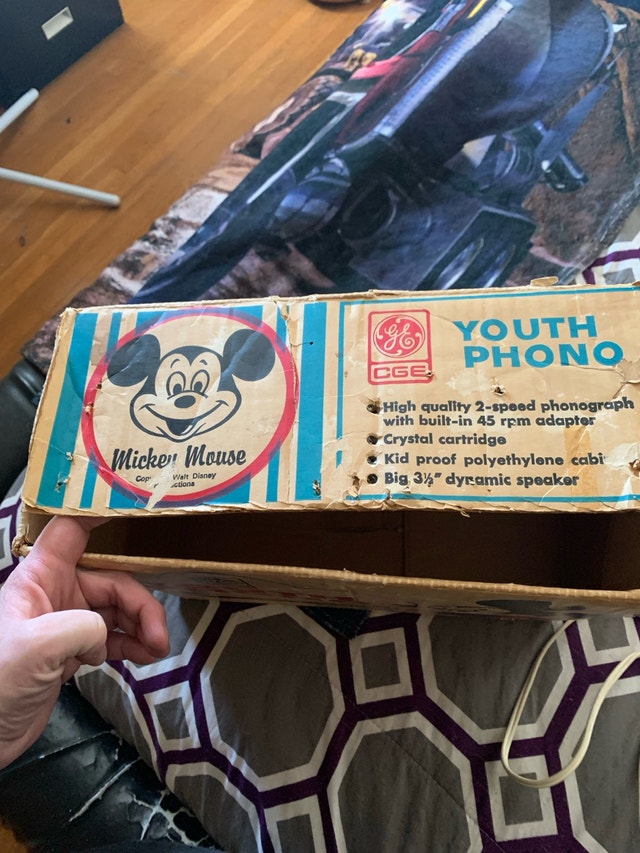 Vintage Mickey Mouse Youth Phono - photo 5