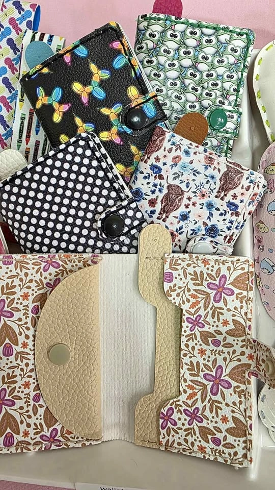 Custom made hand sewn wallets!