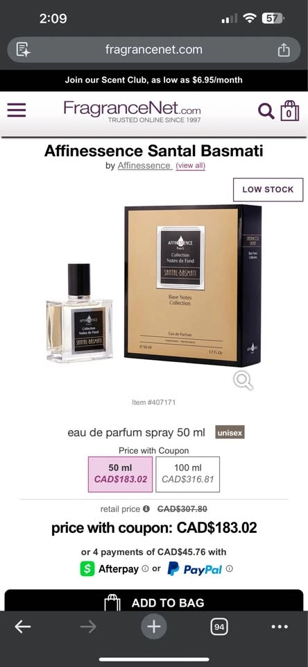Santal Basmati Affinessence 100ml - photo 2