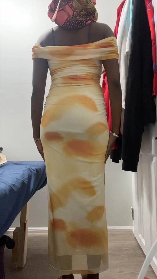 Yellow Elegant Bodycon Maxi Dress - photo 4