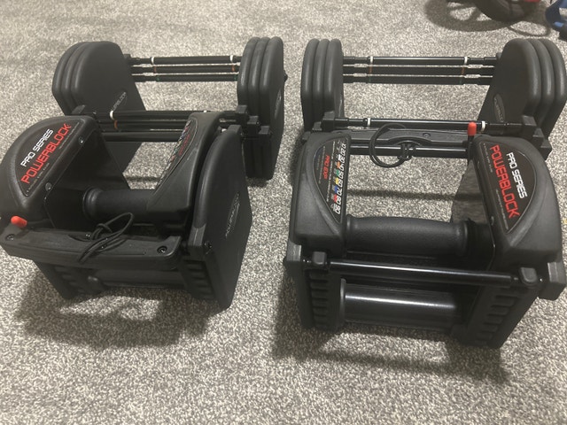PowerBlock Pro Series Dumbbells (up to 50 lbs)