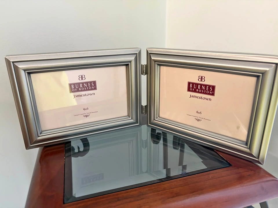 Silver Dual Picture Frame