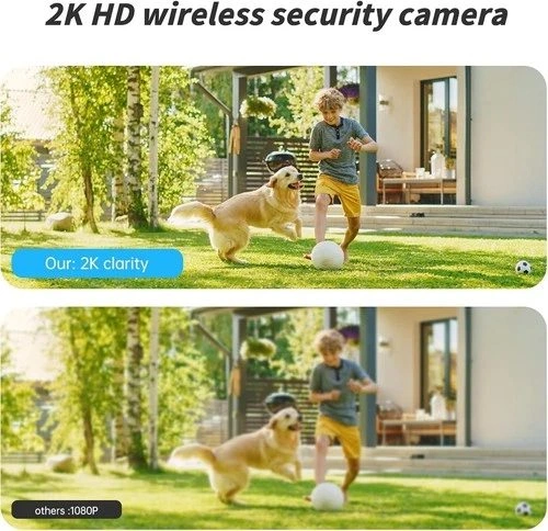 Wireless Outdoor Security Cameras - 2K WiFi Battery - photo 2