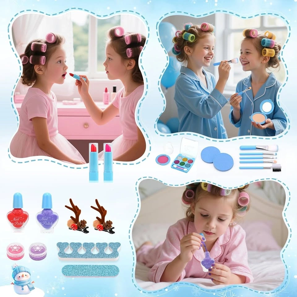 Real Washable Makeup Kit for Girls - Non-Toxic Kids Play Make Up - photo 5