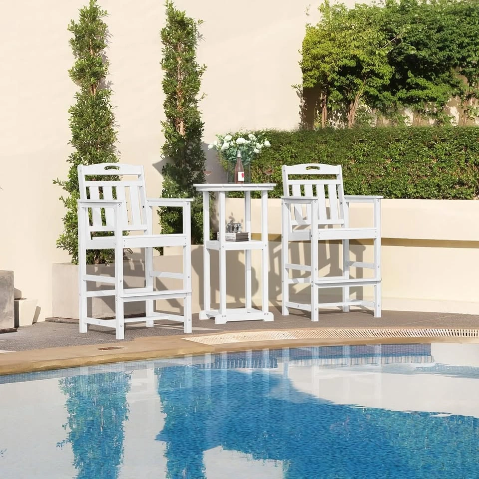 Outdoor Patio Tall Adirondack Bar Chair - photo 2