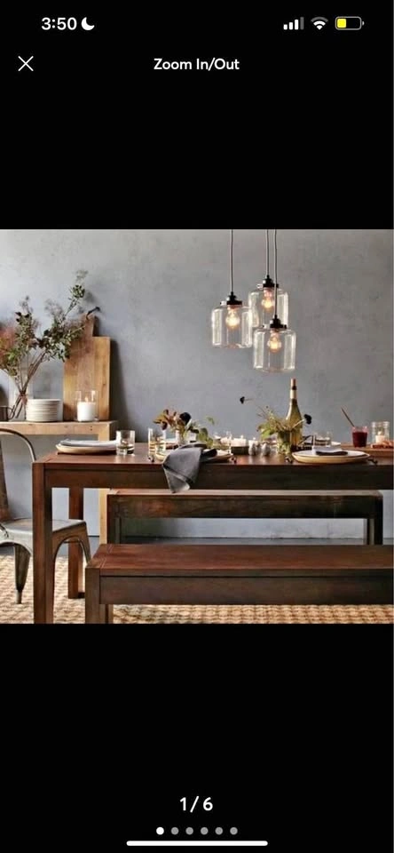 Vintage/Classic 3-Light Chandelier Pendant Light