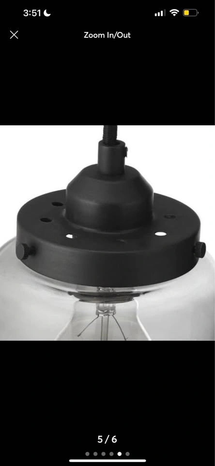 Vintage/Classic 3-Light Chandelier Pendant Light - photo 4