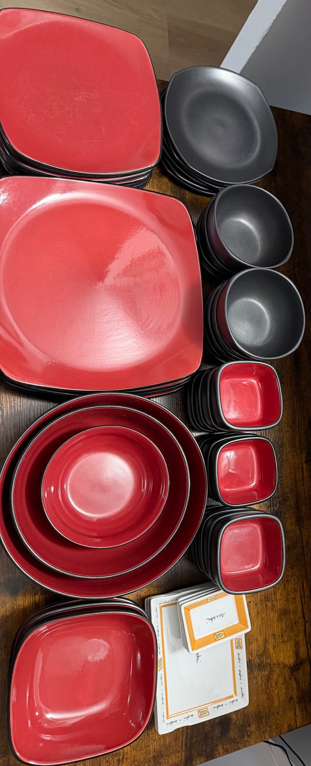 Dining Set - Plates, Bowls, Condiment Dishes