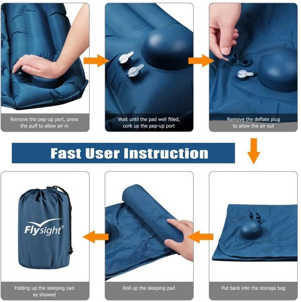 Self-Inflating Backpacking Sleeping Pad with Pillow - photo 2
