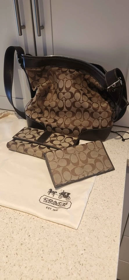 Vintage Coach Bag, Wallet, Check Book Register - photo 2