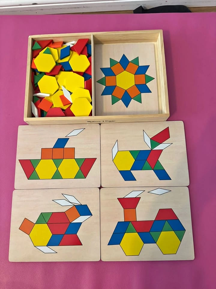Melissa & Doug Pattern Blocks and Boards