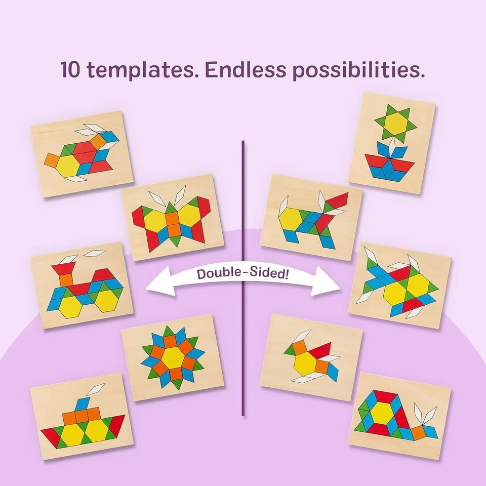 Melissa & Doug Pattern Blocks and Boards - photo 2