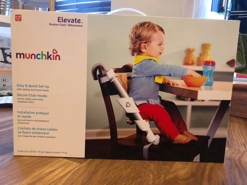 BNIB Munchkin Elevate Booster Chair