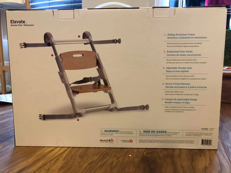 BNIB Munchkin Elevate Booster Chair - photo 2